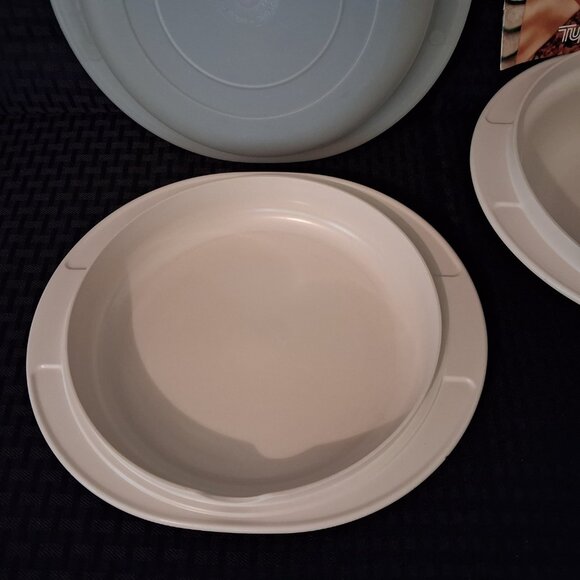 3 Pc Tupperware Ultra Microwave Casserole 1722, 1725 & 1726 Lid - Picture 3 of 10